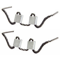 Tungsten Double-Peak Filaments